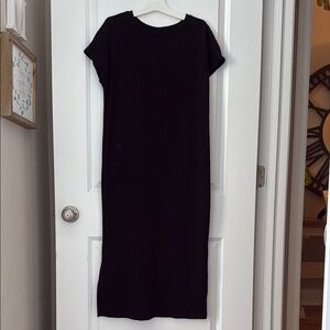 Classic Black Midi Dress